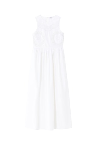 Vestido largo sin mangas - Blanco