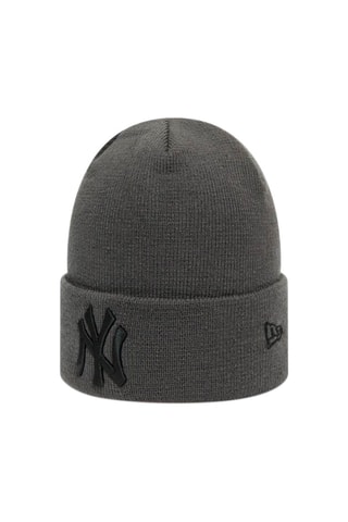 Bonnet Colour Essential Cuff Knit  New York Yankees - Gris