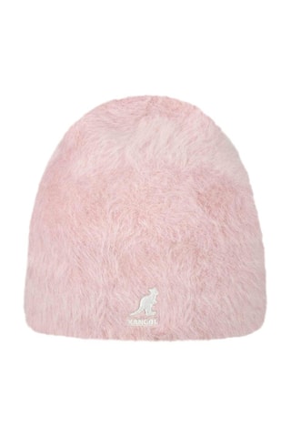 Bonnet en angora - Rose
