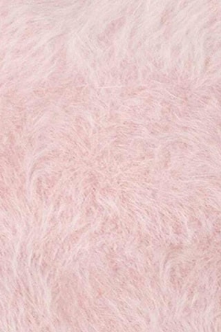 Bonnet en angora - Rose