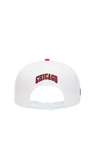 Casquette White Crown Patches 9 Fifty Chibul - Blanc et rouge