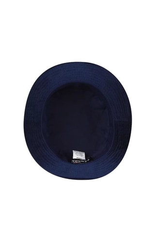 Bob de marche en velours - Bleu marine