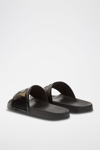 Claquettes vernies - Noir