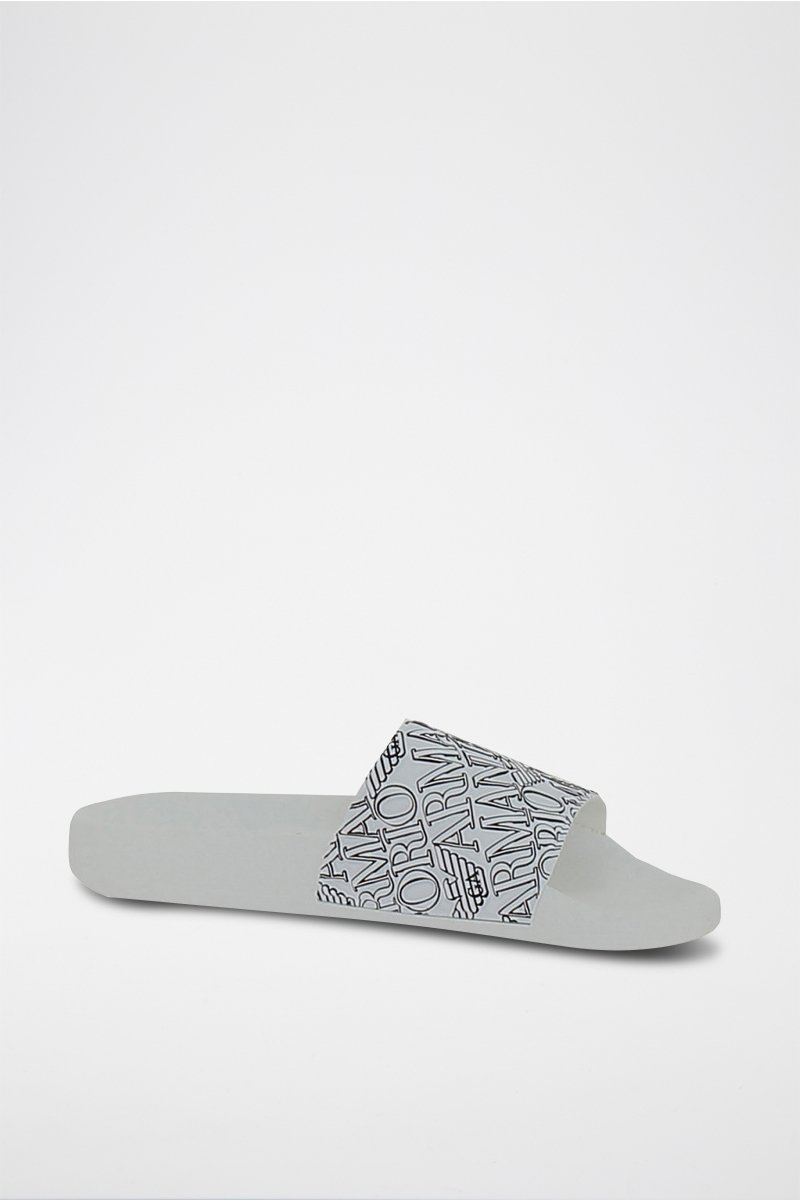 Ea7 Hombre Blanco/Negro Chanclas