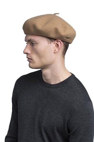 Béret de marche en laine - Beige