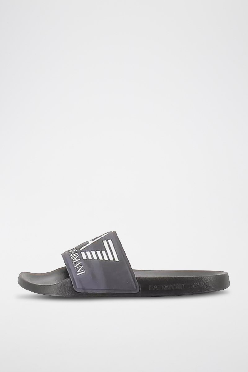 Ea7 Hombre Blanco/Negro Chanclas