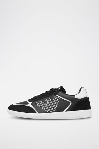 Baskets en cuir - Noir et blanc