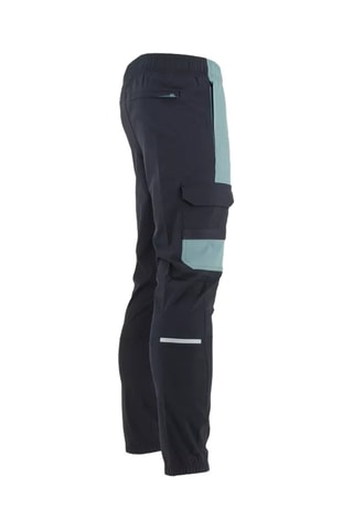Pantalón de entrenamiento - Negro y celeste