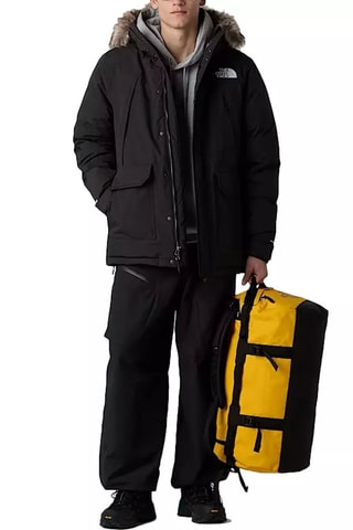 Parka à capuche - Noir et blanc