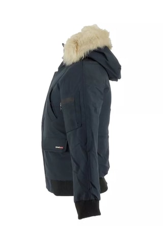 Parka court à capuche - Bleu marine