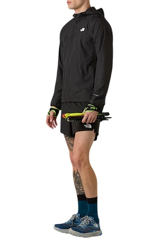 Veste de running à capuche - Noir