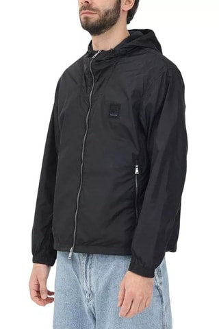 Bomber à capuche - Noir
