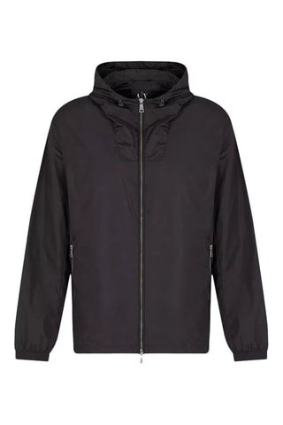 Bomber à capuche - Noir