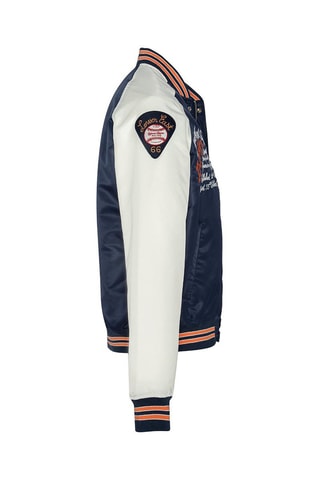 Blouson Varsity Princeton 2 - Bleu marine et blanc