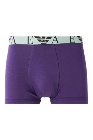 3 boxers - Marron, violet et vert d’eau