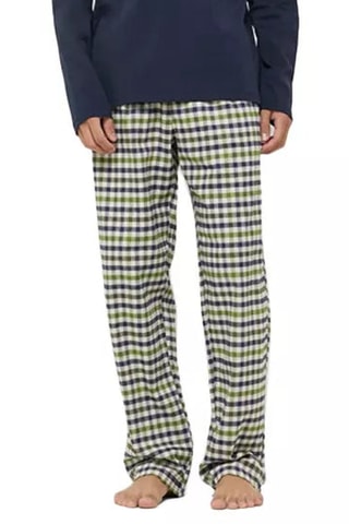 Pyjama - Bleu marine et vert foncé