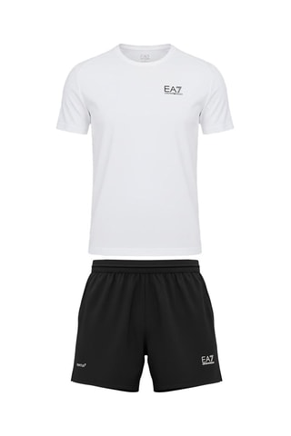 T-shirt et short - Blanc et noir