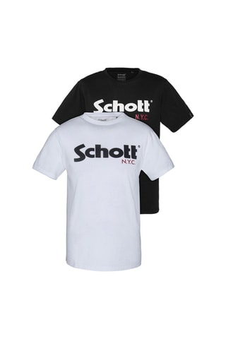 2 t-shirts MCLogo - Noir et blanc