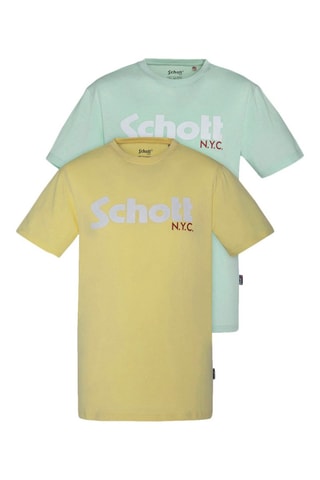 2 t-shirts - Jaune et vert d’eau