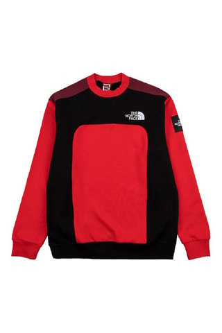 Sweat BB Cut & Sew Crew - Rouge et noir
