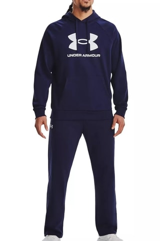 Sweat polaire à capuche - Bleu foncé