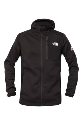 Sweat polaire à capuche - Noir et blanc
