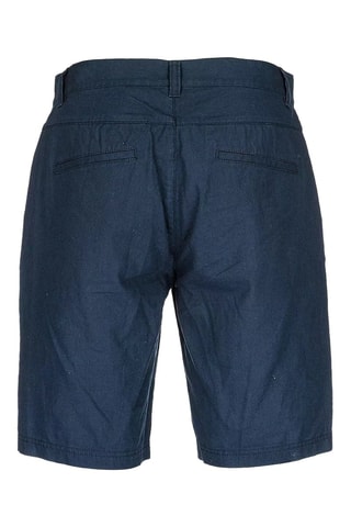 Short en lin - Bleu marine