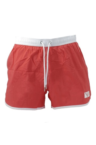 Short de bain  Rouge