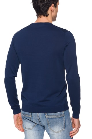 Regular Trui Lembar - Marineblauw