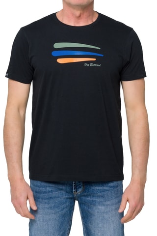 T-shirt Regular Balian - Zwart