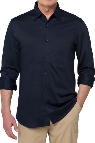 Overhemd Regular Banggai - Marineblauw