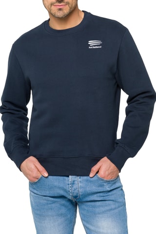 Sweater - Marineblauw en beige
