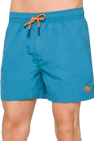 Zwemshort Kandara - Blauw en oranje