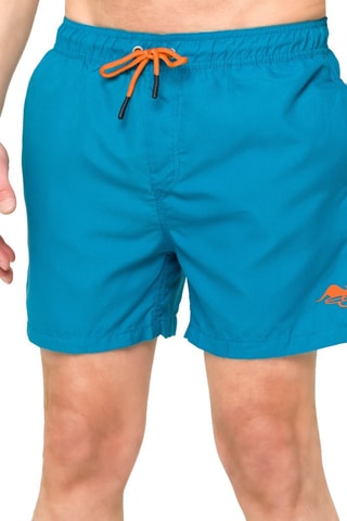 Zwemshort Kandara - Blauw en oranje