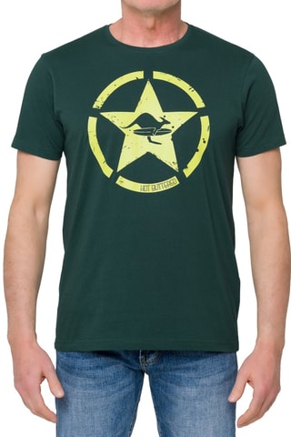 T-shirt Regular Goldenbreed - Donkergroen