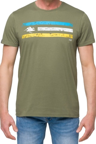 T-shirt Regular California - Groen