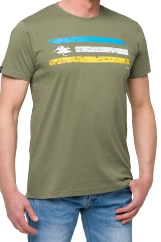 T-shirt Regular California - Groen