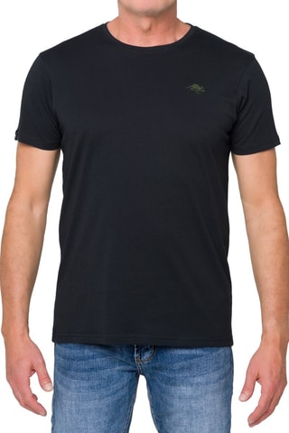 T-shirt regular - Preto - Preto