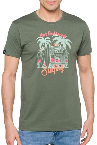T-shirt regular Magnetic Groen - Groen