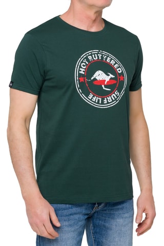 T-shirt Regular Surflife - Donkergroen