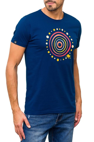 T-shirt Aboriginal - Blauw