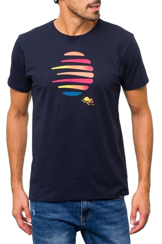 T-shirt Balangan Marineblauw - Marineblauw