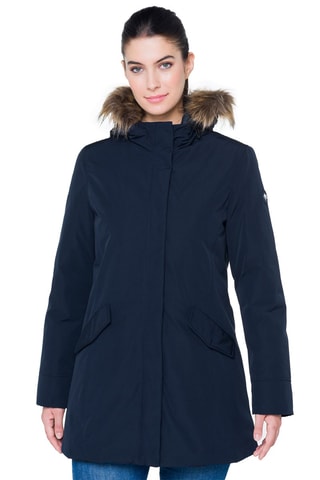 Parka met Capuchon Mathilde - Marineblauw