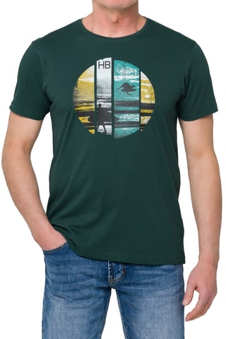 T-shirt Regular Break - Donkergroen