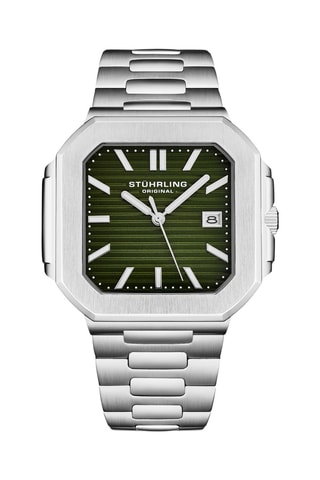 Reloj de cuarzo de acero - Plateado