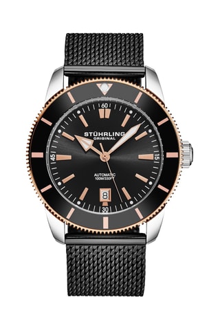 Reloj automático de acero - Negro