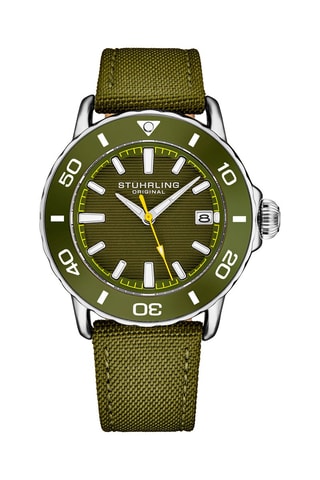  Reloj de cuarzo de nailon Explorer - Caqui 
