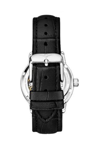 Reloj automático de piel, diamantes y nácar Legacy 