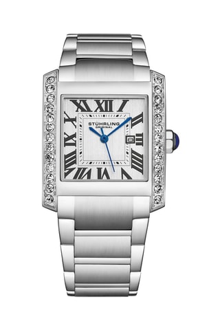 Reloj de cuarzo de acero - Plateado