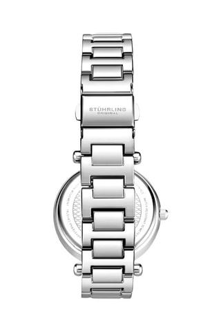 Reloj de cuarzo de acero Symphony - Plateado